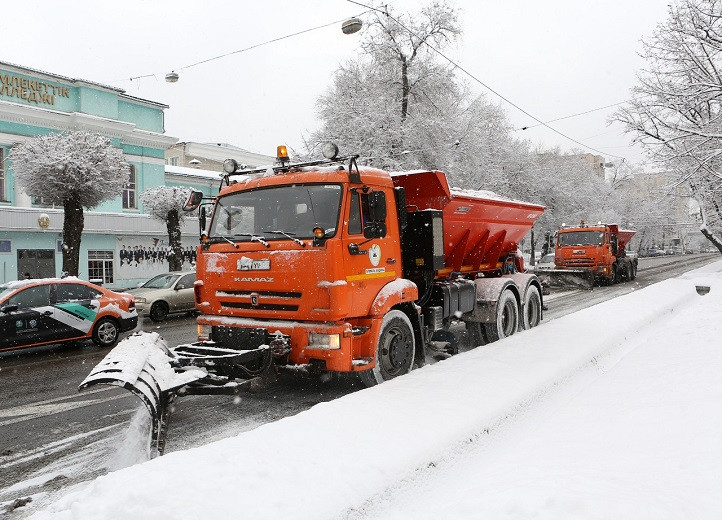 Информация по уборке снега в Алматы 14 января 2021 года