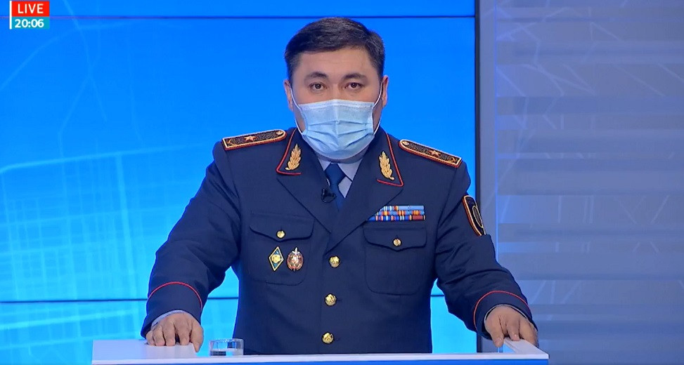 Начальник Департамента полиции Алматы К. Таймерденов провел отчетную встречу с жителями