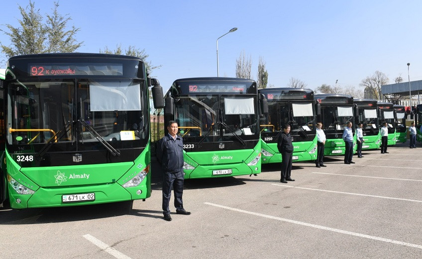 Порядка 400 экологически чистых автобусов планируют закупить автопарки Алматы