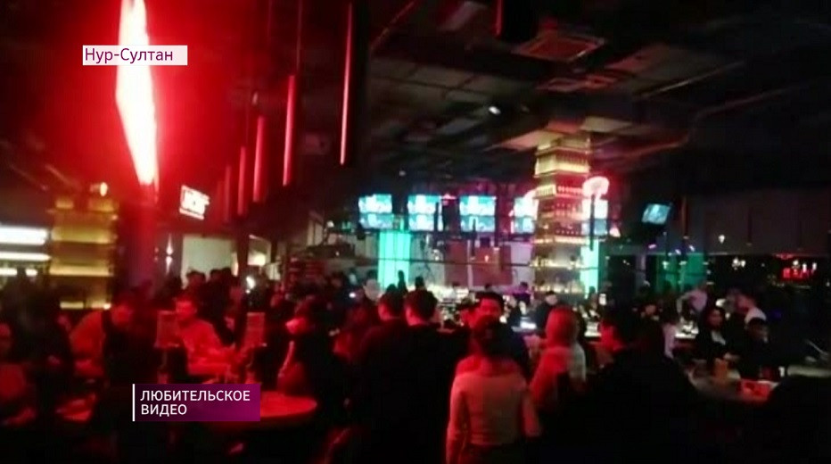 Более 400 человек находились в ночном клубе, несмотря на карантин в Нур-Султане