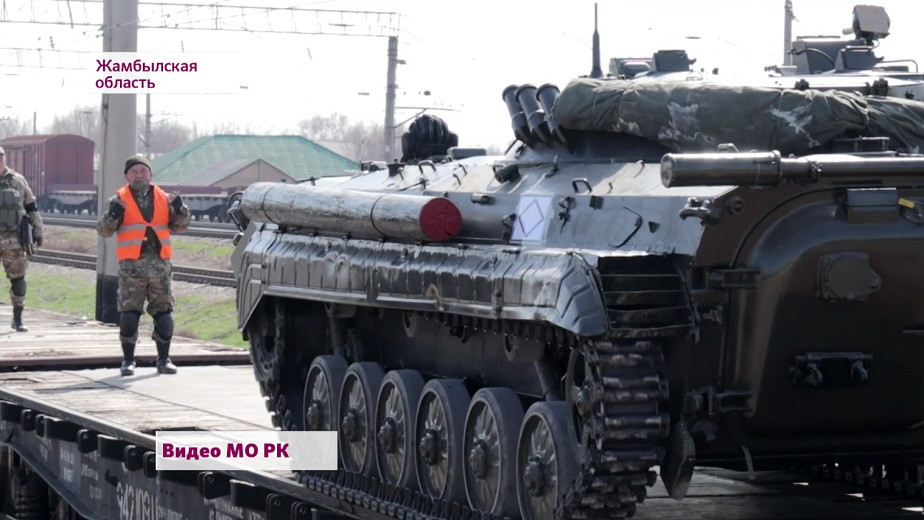 Масштабные военные учения состоялись на полигоне "Матыбулак" в Жамбылской области 