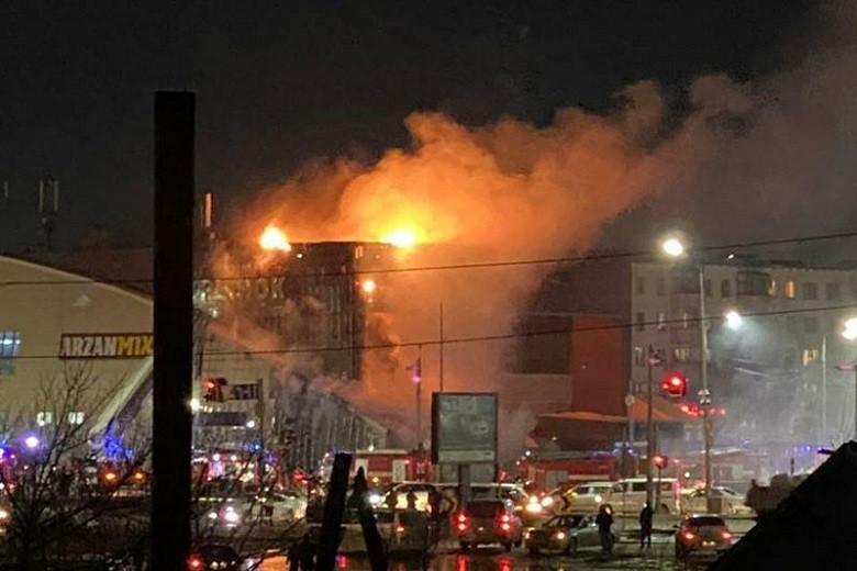 Пожар произошел на одном из рынков Нур-Султана