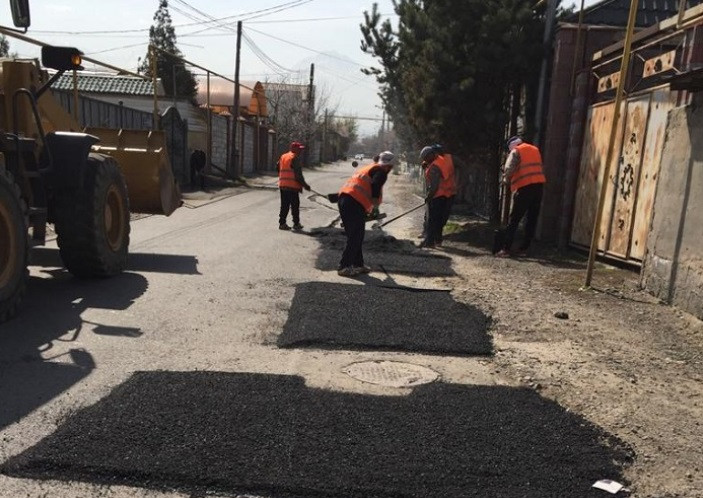 На 34 улицах Алматы планируется ремонт дорог 16 апреля