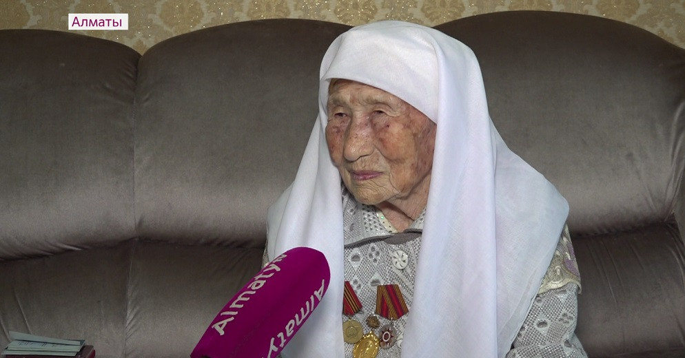 92 жастағы тыл ардагері Шәукен Асылбекованың өнегелі өмірі