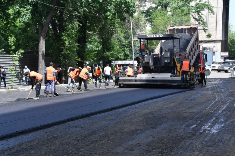 Информация о дорожных работах на проспекте Рыскулова 24-25 мая