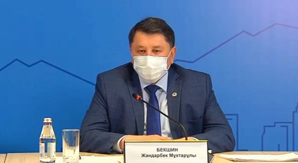Жандарбек Бекшин назвал основные места заражения коронавирусом в Алматы
