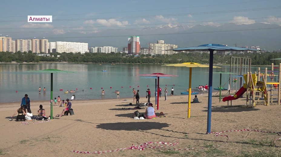 Алматинцев призывают соблюдать правила безопасности во время купания 
