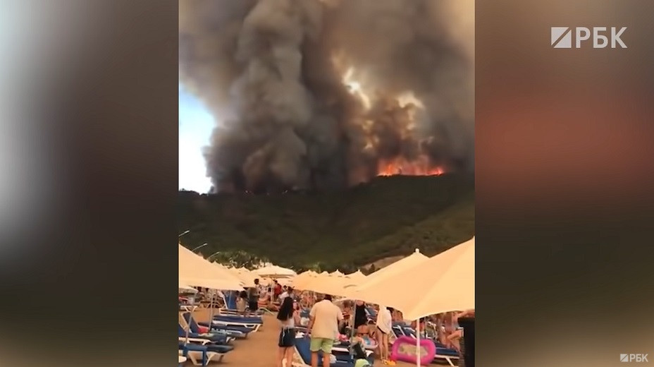 Пожары дошли до курортов Турции: есть жертвы