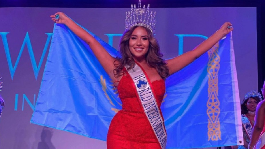 Қазақстандық қыз АҚШ-тағы Miss World International байқауында жеңімпаз атанды
