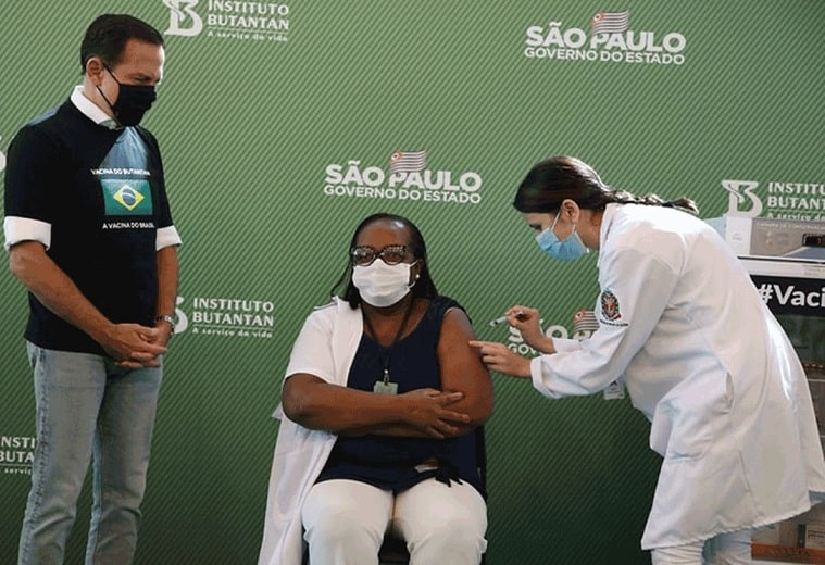 Фестиваль вакцинации: в бразильском Сан-Паулу привились сразу 500 000 человек