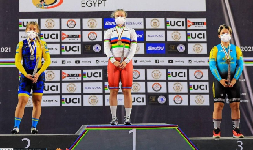 Казахстанка завоевала бронзу чемпионата мира по велоспорту среди юниоров