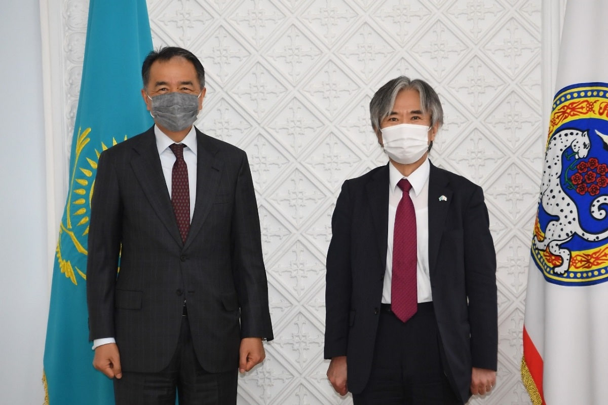 Б. Сагинтаев встретился с Послом Японии в Казахстане