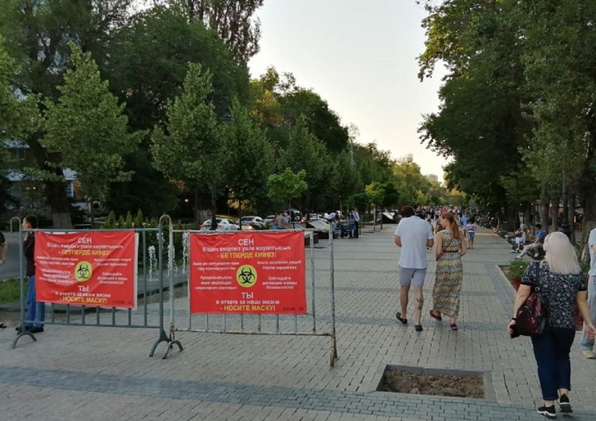 Несмотря на снижение числа зараженных, Алматы остается в «красной» зоне по КВИ