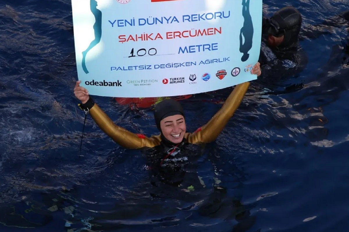 Необычный мировой рекорд установила турецкая спортсменка