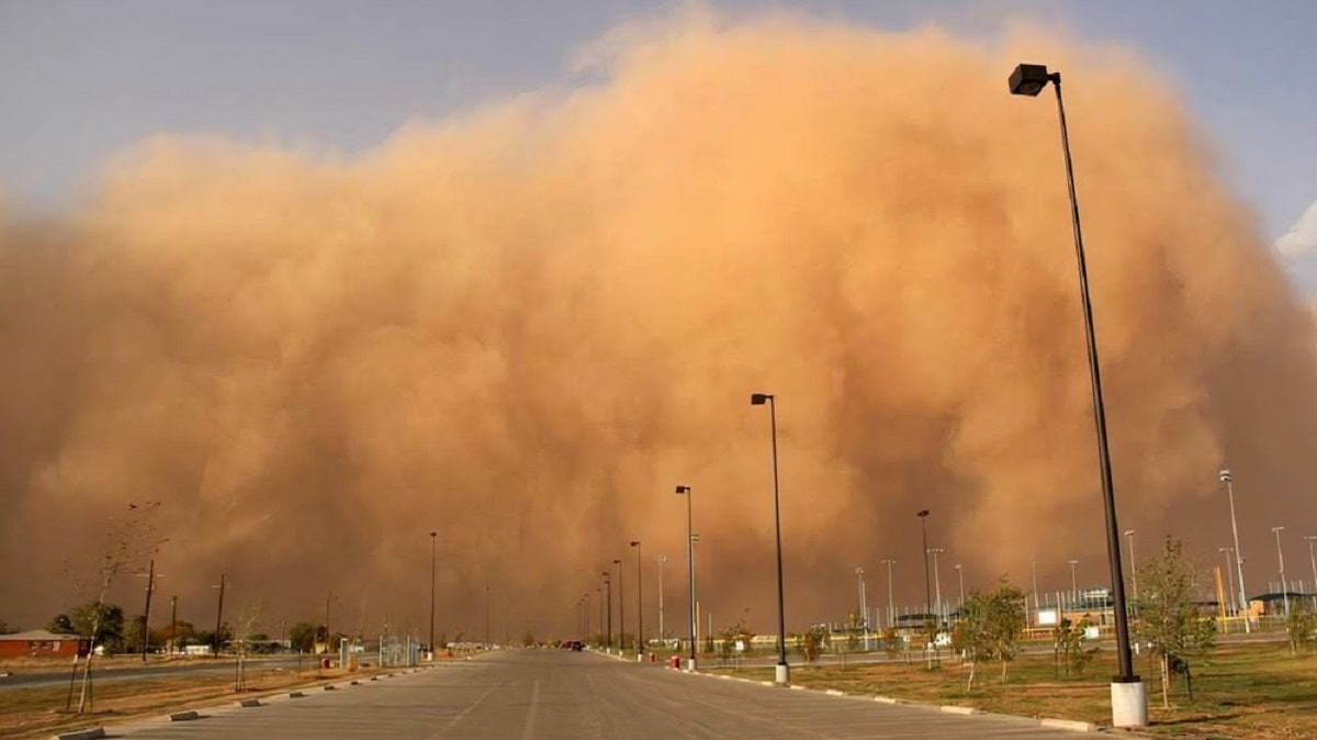 Пыльная буря накрыла Ташкент: у людей возникли проблемы с дыханием 