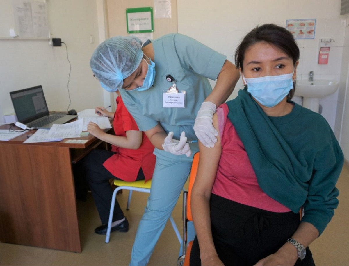 Сколько человек получили прививки Pfizer в Алматы
