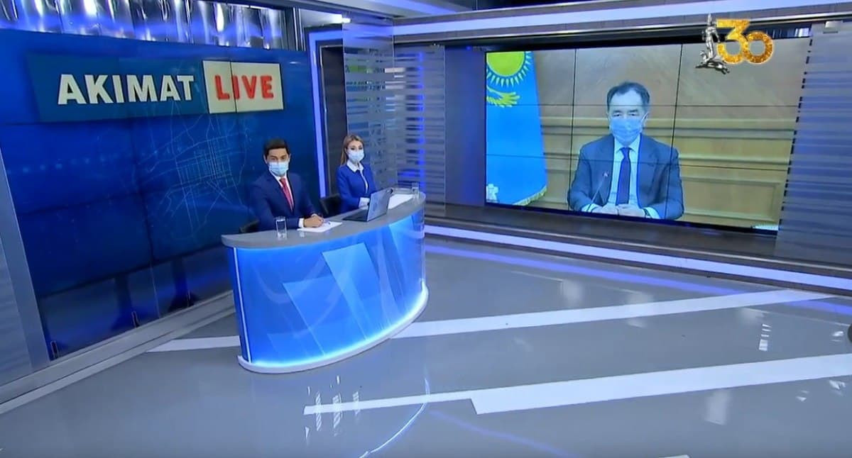  Б. Сагинтаев ответил на вопросы алматинцев в прямом эфире Akimat LIVE 