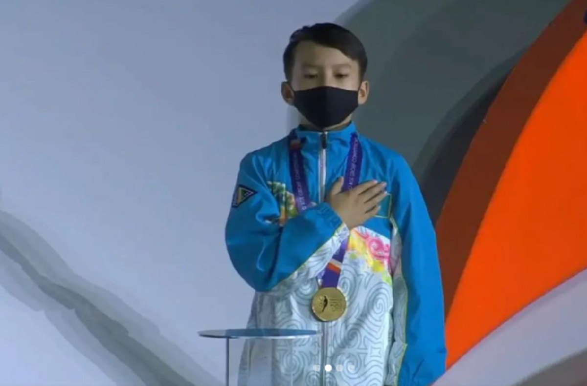 Одиннадцатилетний гимнаст из Казахстана стал чемпионом мира  