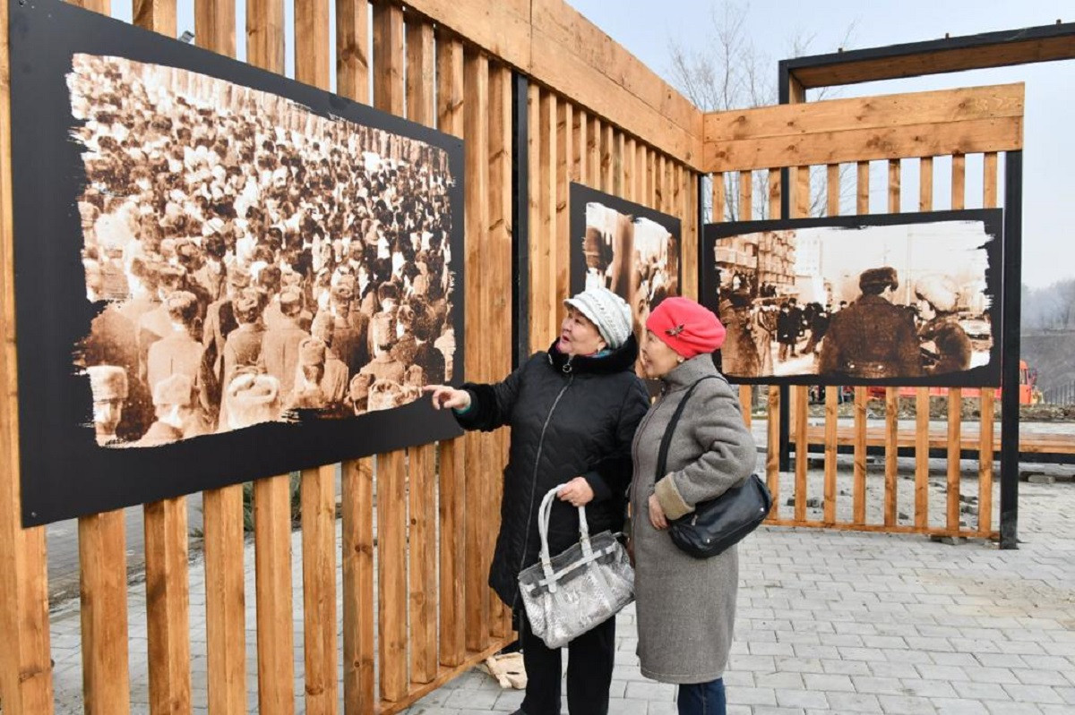 Закладной камень на месте будущего памятника «Желтоксан» установили в Алматы - фоторепортаж