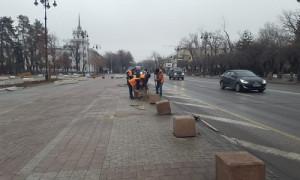 Алматыда жол инфрақұрылымын қалпына келтіру жұмыстары басталды