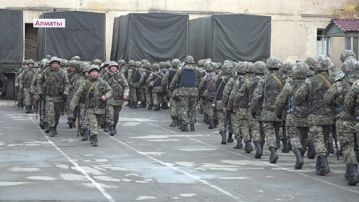 Военнослужащие Нацгвардии задержали около 500 подозреваемых в Алматы