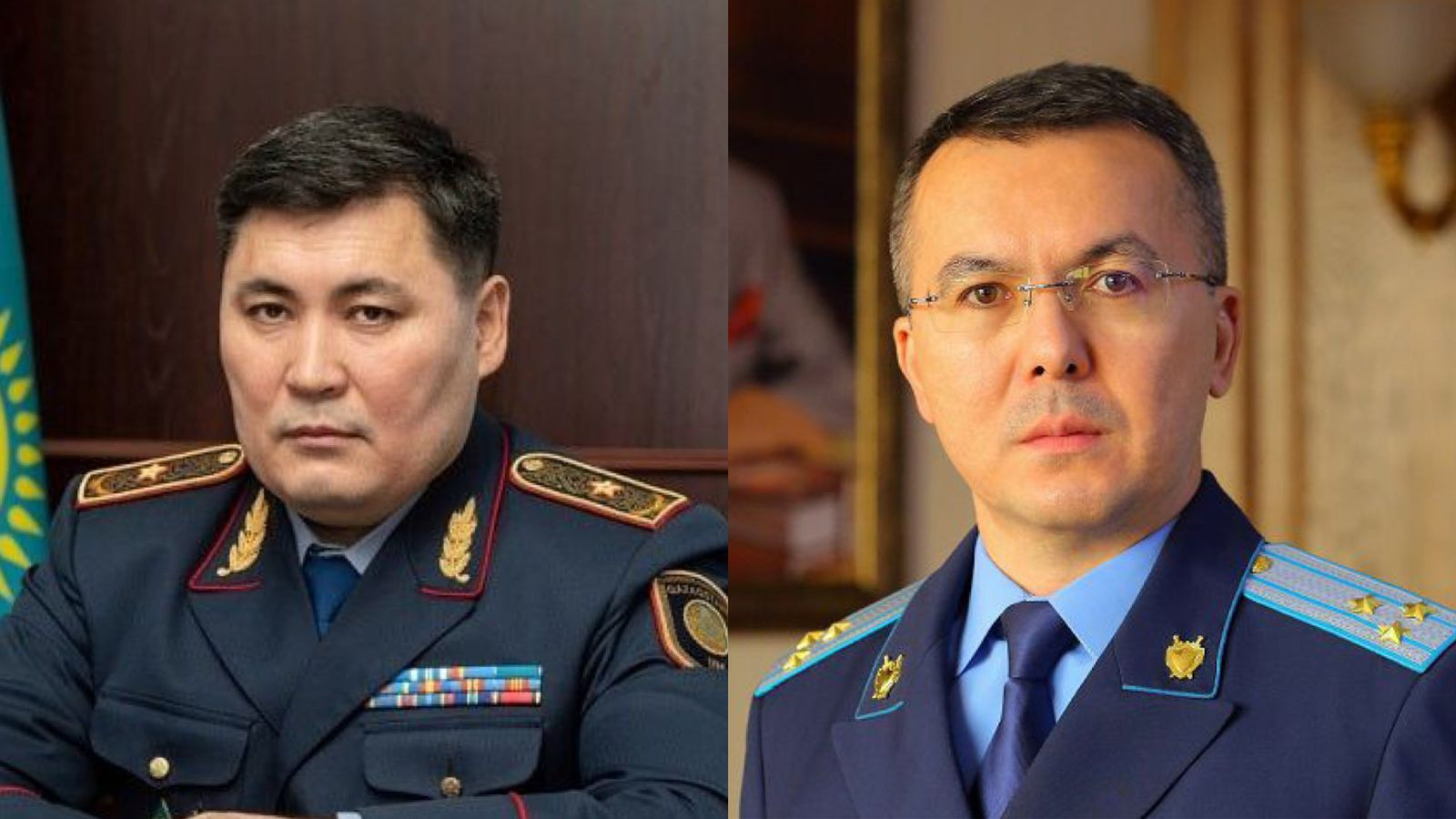  Официальное заявление главных полицейского и прокурора Алматы