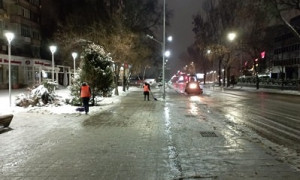 Уборка снега в Алматы 20 января: использовано 2077 тонн противогололедных средств