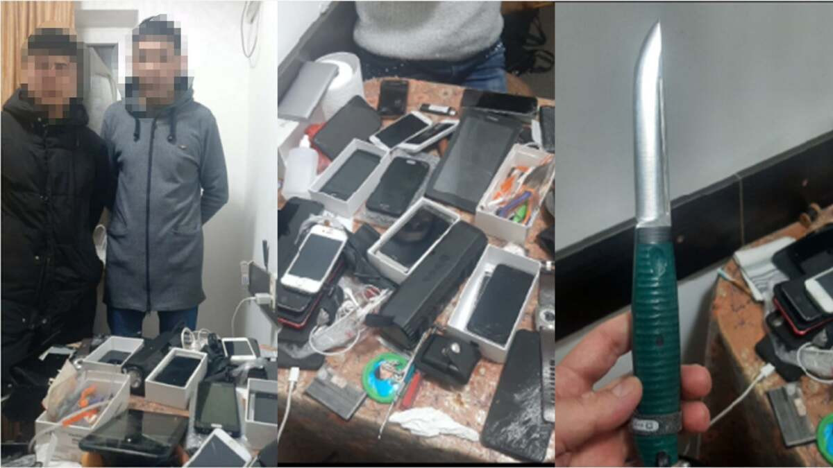 В алматинской гостинице обнаружили телефоны, ножи и наркотики