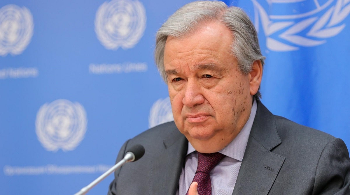 Генеральный секретарь ООН призвал Путина остановить вторжение на Украину