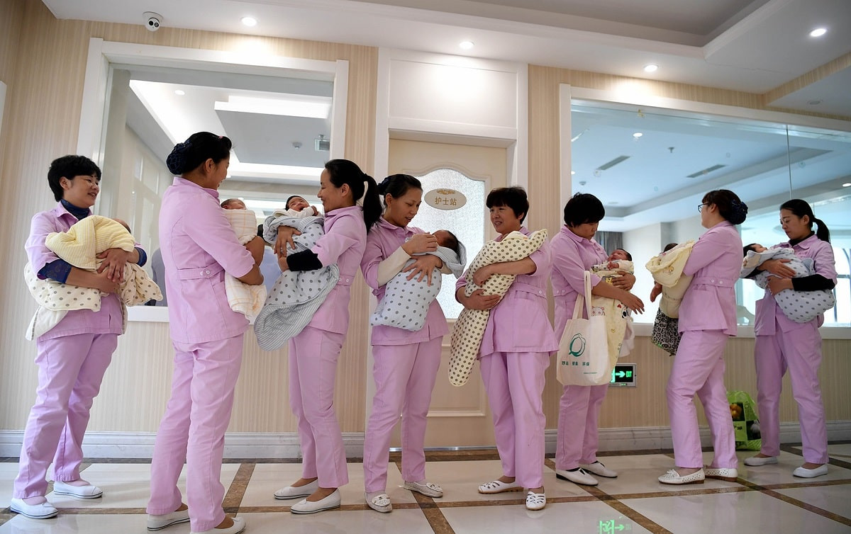 Китайские Новорожденные дети