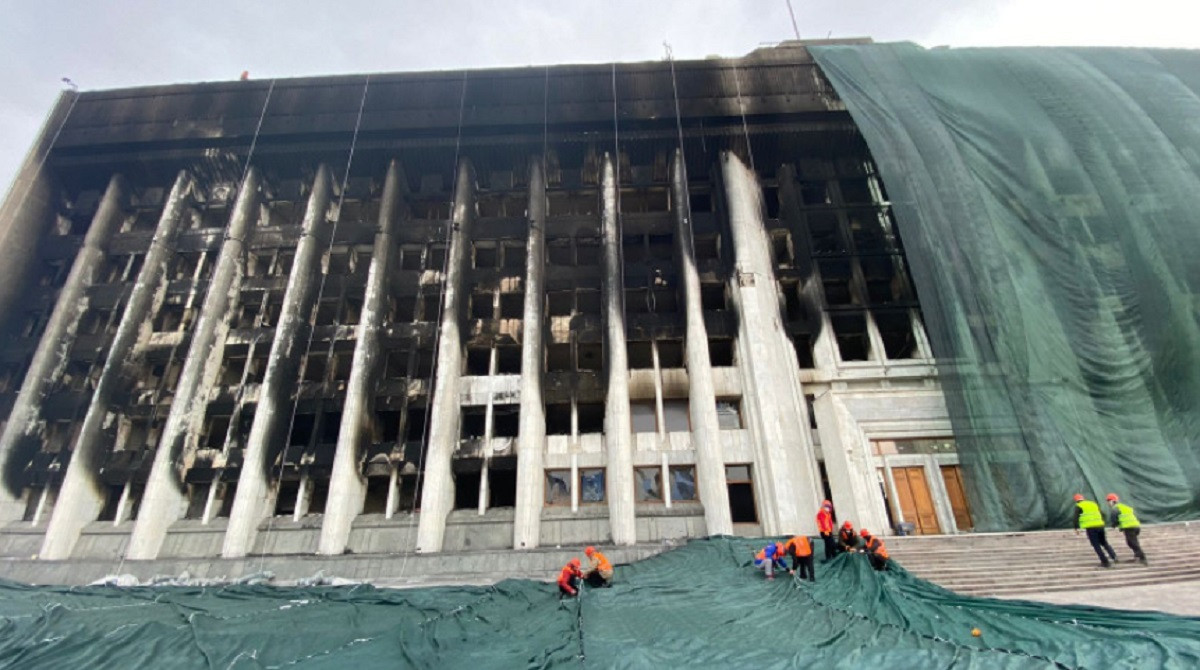 Сроки восстановления здания акимата Алматы назвали в Правительстве  
