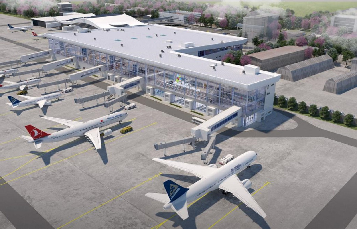 Как будет выглядеть здание нового терминала алматинского аэропорта 
