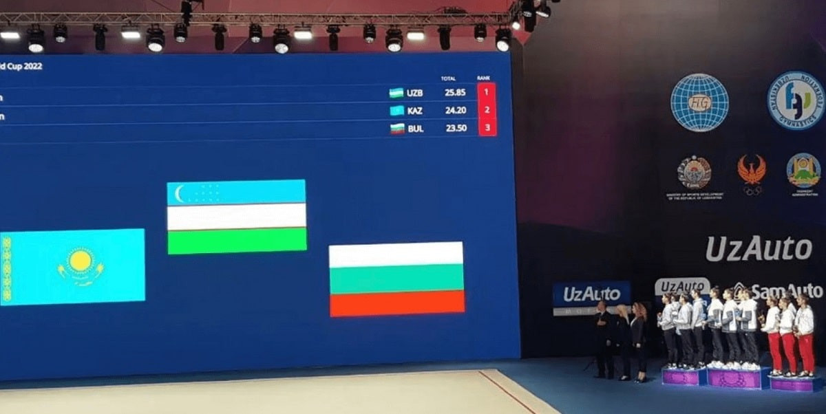 Казахстанские гимнастки завоевали еще две медали на Кубке мира в Ташкенте 