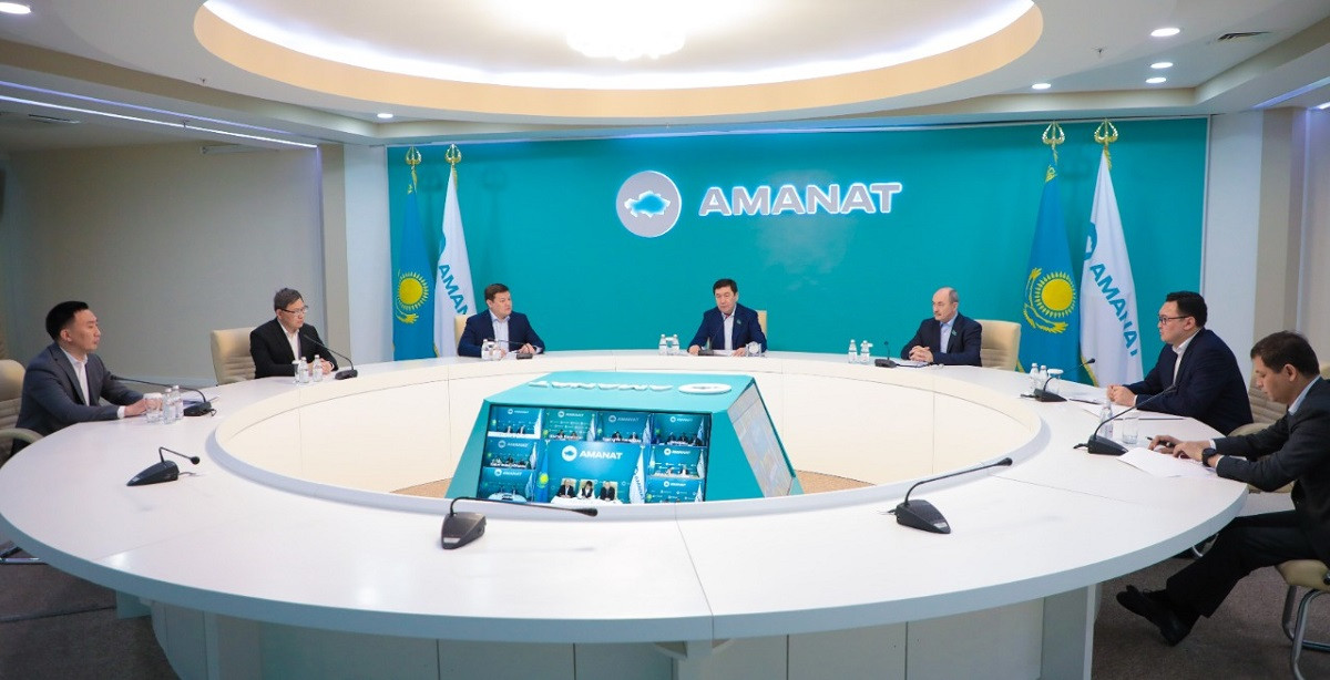 В Алматы состоялось открытие городского штаба партии AMANAT