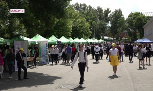Тысячи школьников Алматы посетили ежегодный фестиваль "Моя будущая профессия"