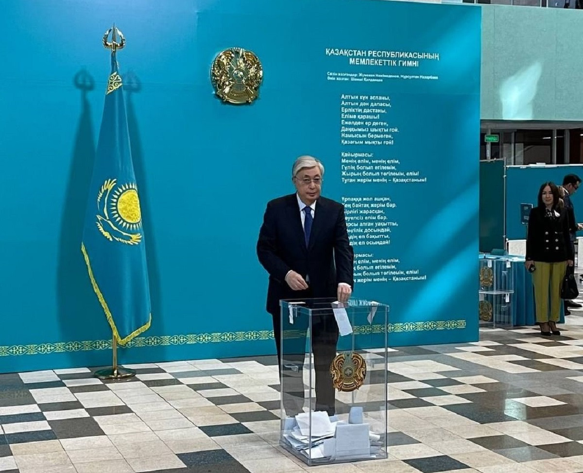 Касым-Жомарт Токаев проголосовал на референдуме