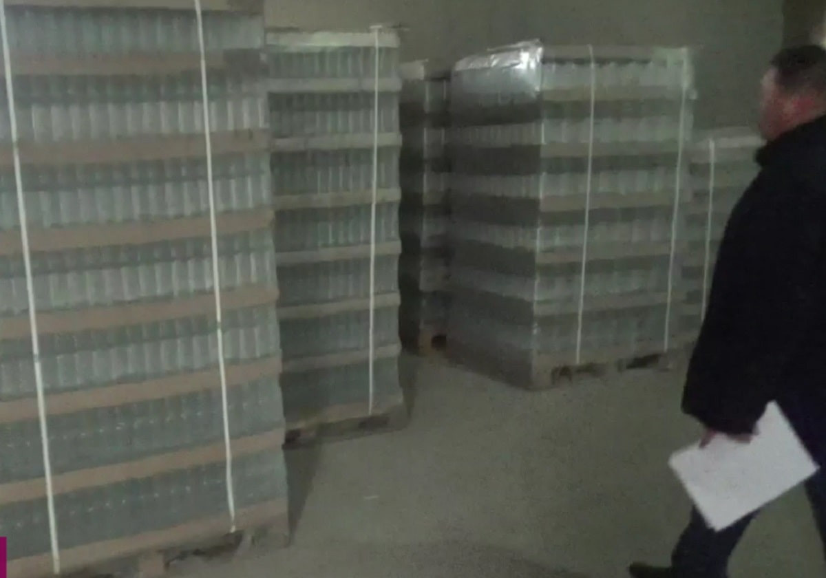 Подпольный цех по изготовлению контрафактного алкоголя выявили в Шымкенте