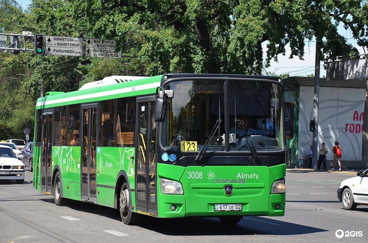 Маршрут автобуса №123 изменится на два дня в Алматы 