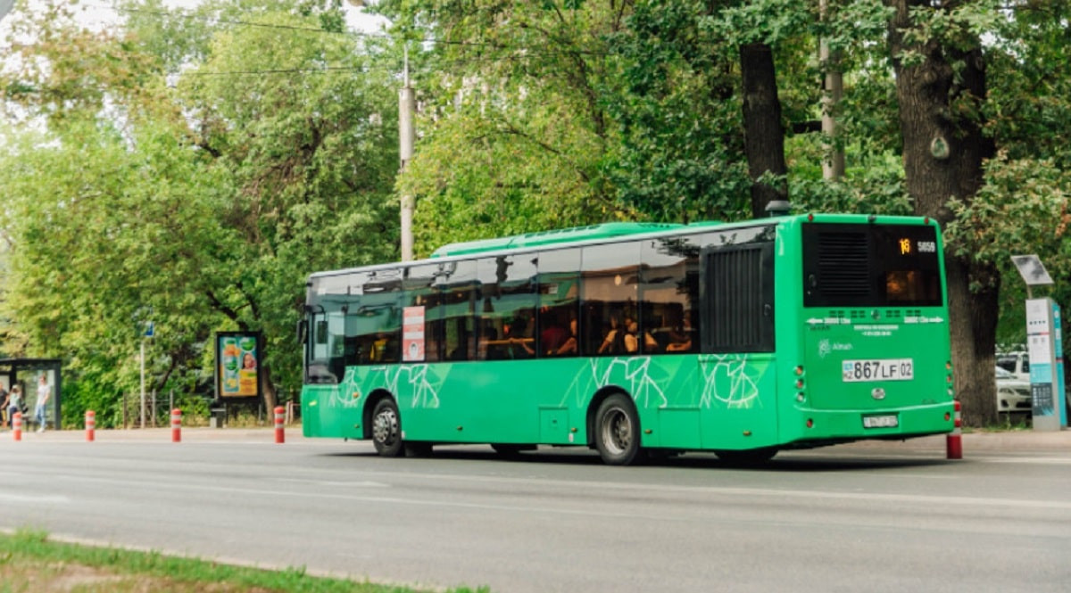 Схема автобусного маршрута №41 в Алматы изменена