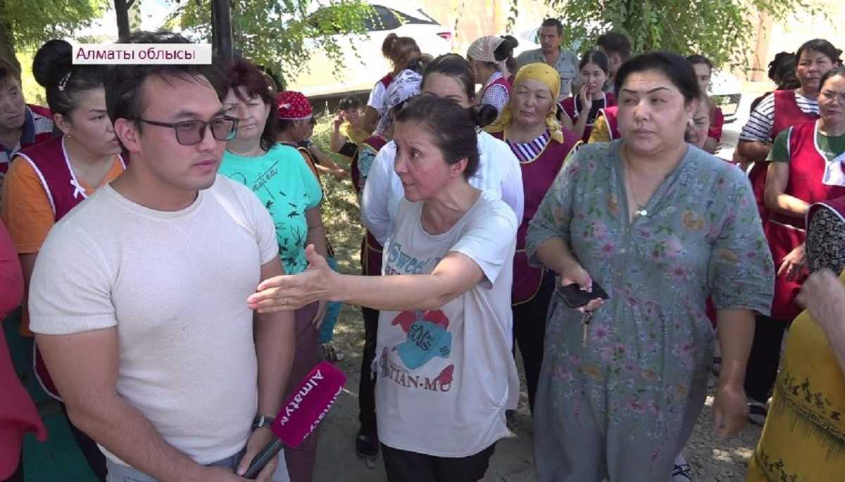 Жители Алматинской области против строительства канализационного септика