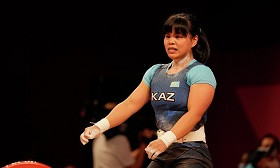 Казахстанская тяжелоатлетка стала чемпионкой Исламских игр