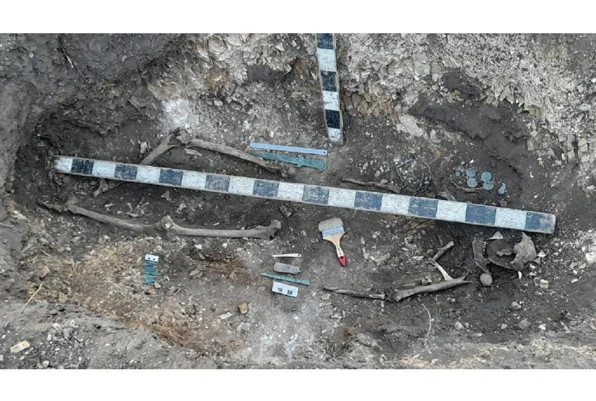 Захоронение сакского воина нашли в Акмолинской области