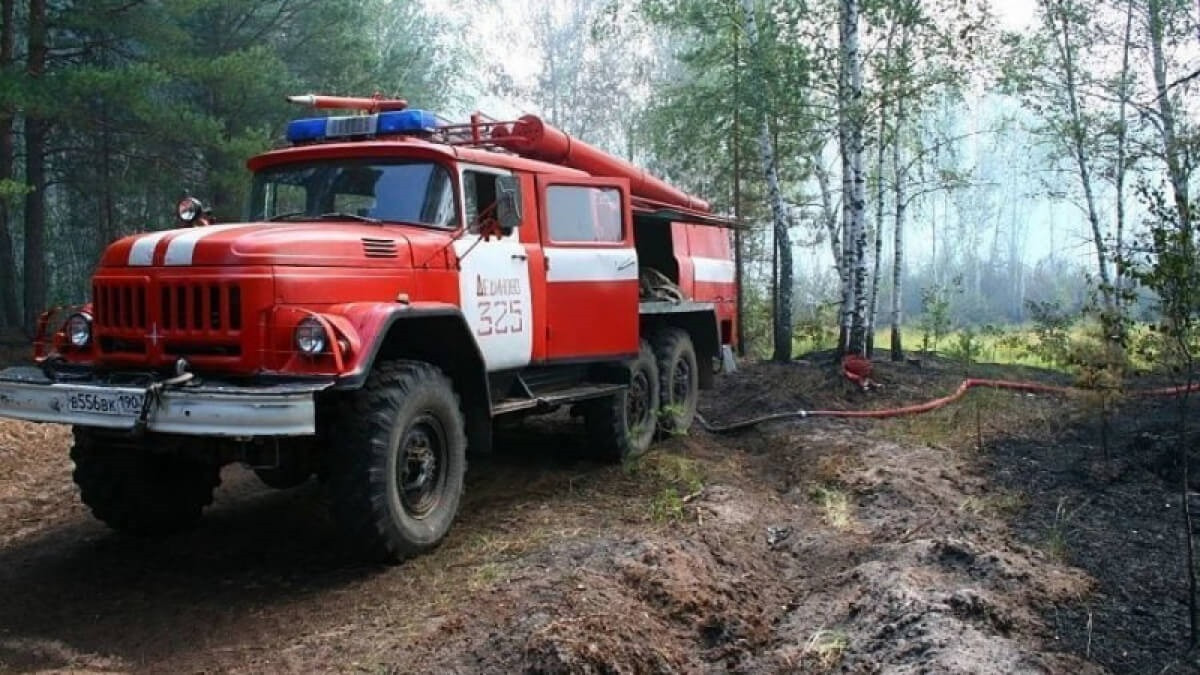 Пожарная машина врезалась в дерево - один человек погиб
