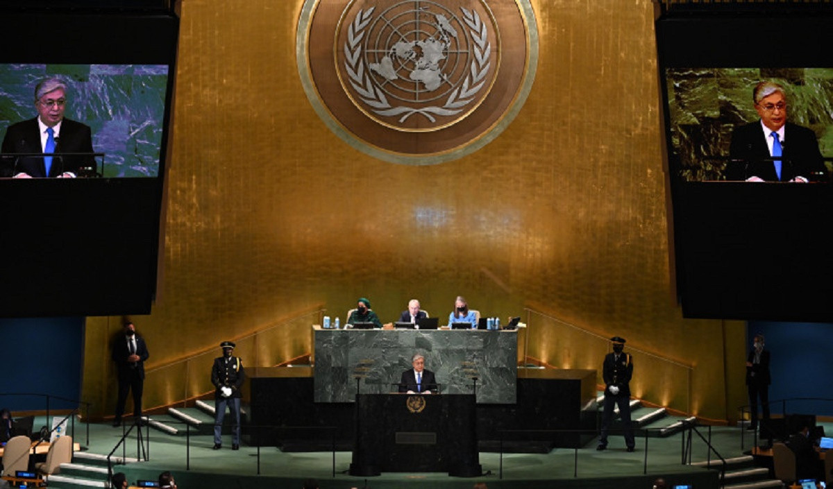 Токаев выступил на Общих дебатах 77-й сессии Генеральной Ассамблеи ООН