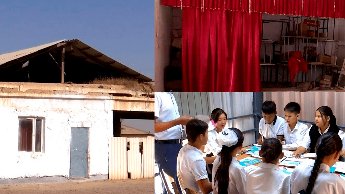 Резиновая школа: 700 учеников учатся в 10 кабинетах в четыре смены