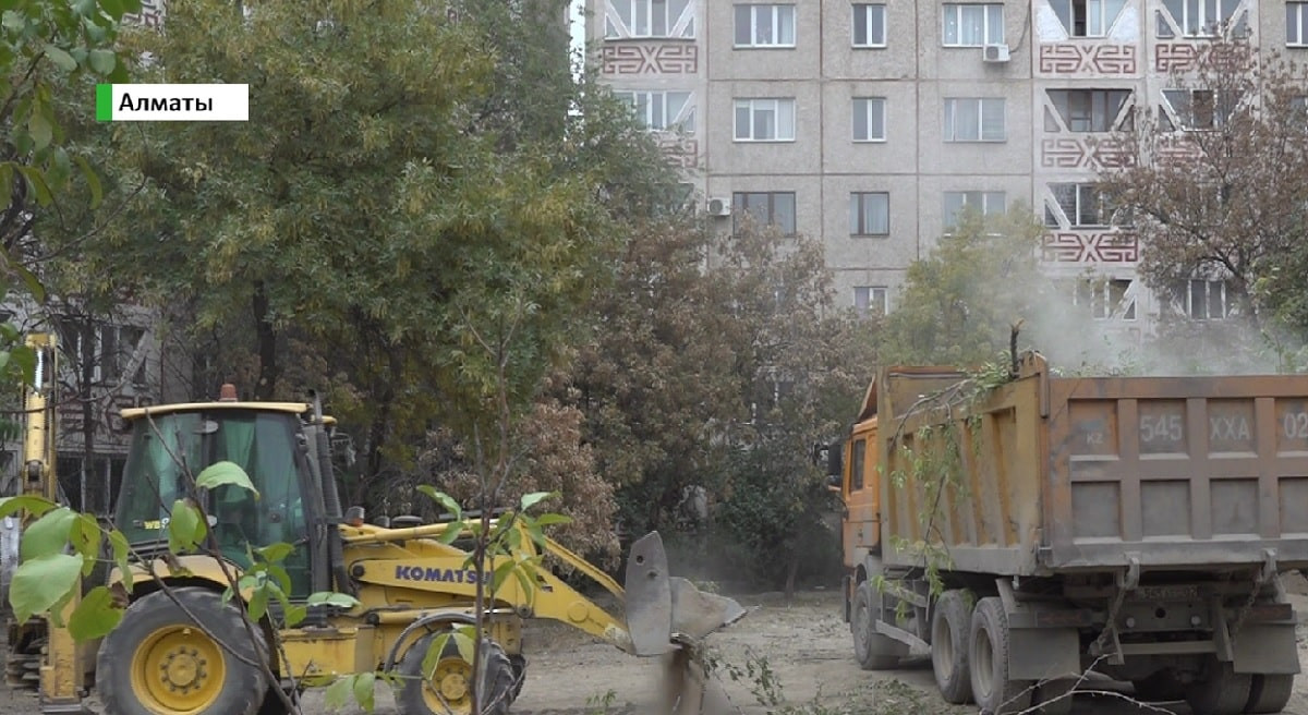 Капитальный ремонт в 160 дворах Ауэзовского района планируют закончить до конца осени