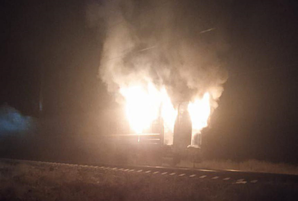  В пассажирском поезде сообщением Кызылорда - Семей произошел пожар 