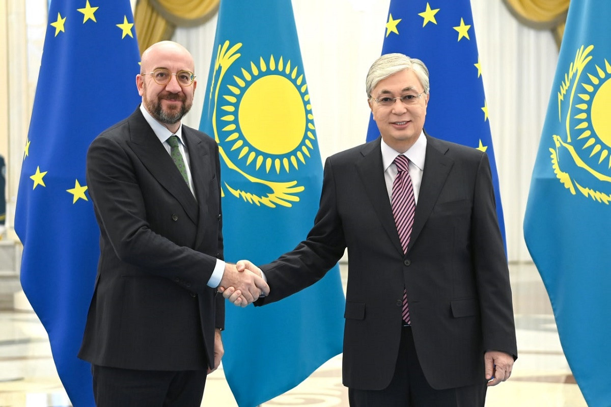 Касым-Жомарт Токаев провел переговоры с Президентом Европейского Совета