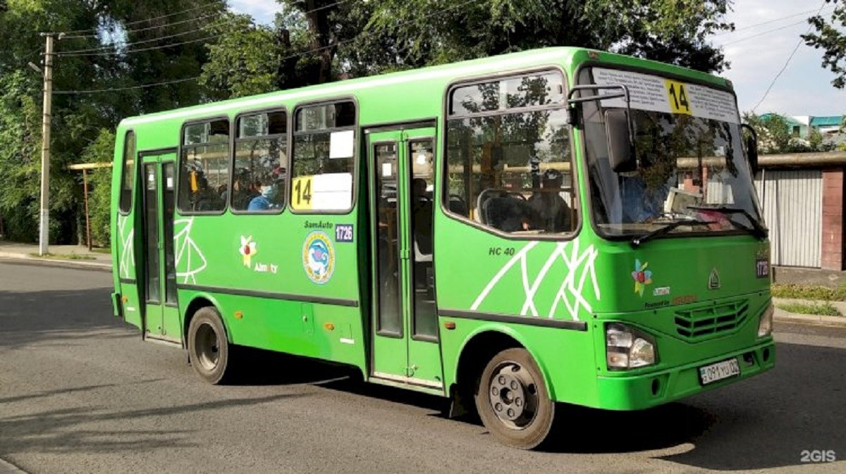 Новые автобусы поступят на маршрут №14 в Алматы