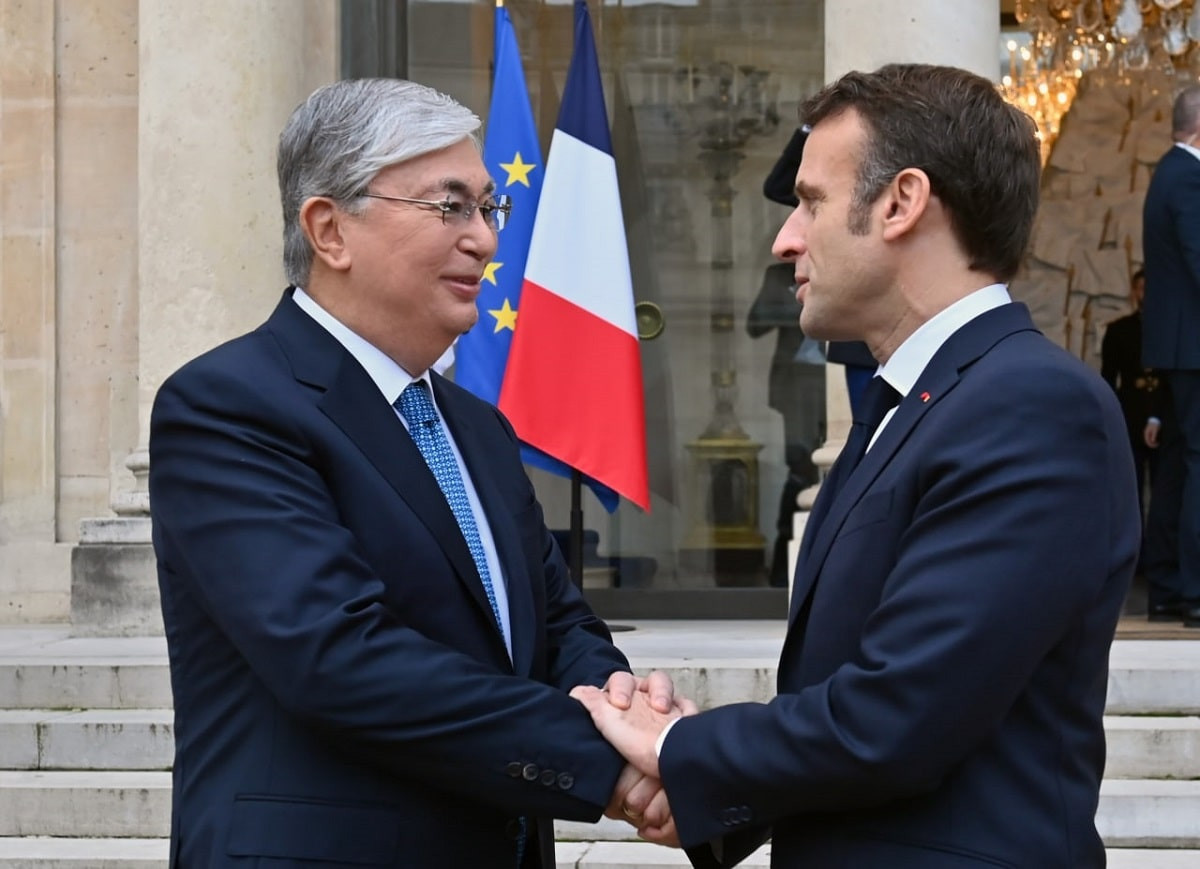 Президенты Казахстана и Франции сделали совместное заявление